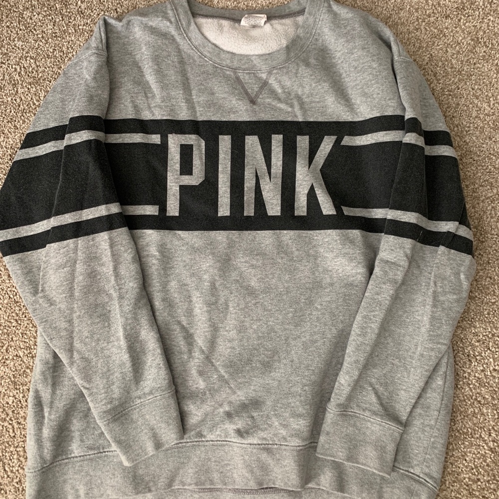 pink sweatshirt